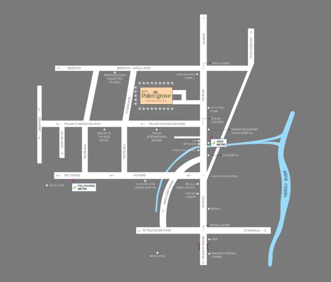 Location map — DTC Palm Grove